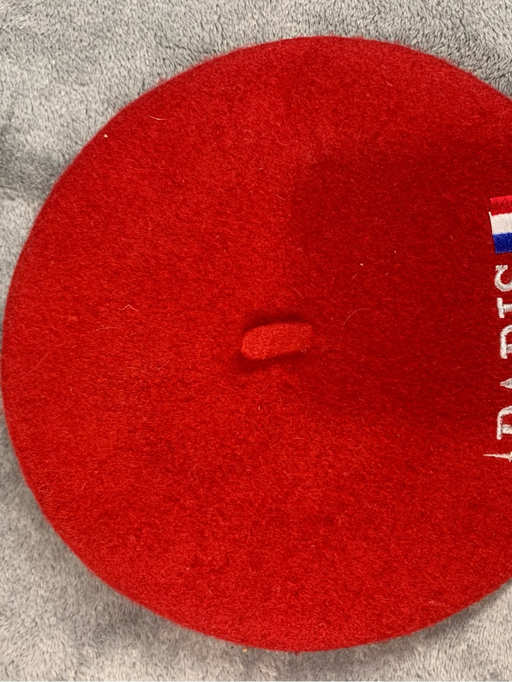 Kids Red Wool Blend Beret - Stylish Girls & Boys Hat